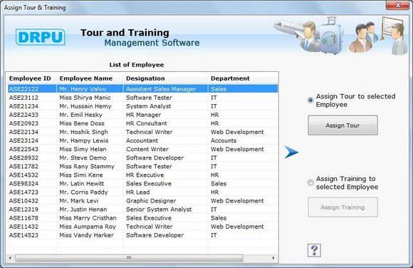 Hr Training screen shot