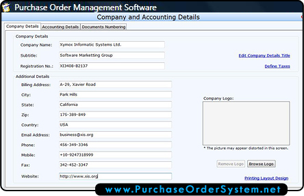 Purchase Order Organizer Software