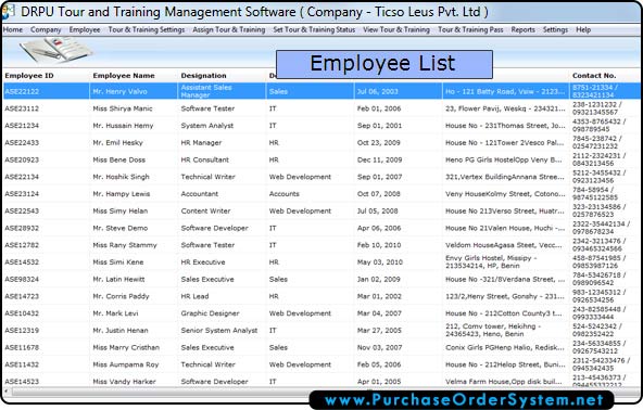 employee training management