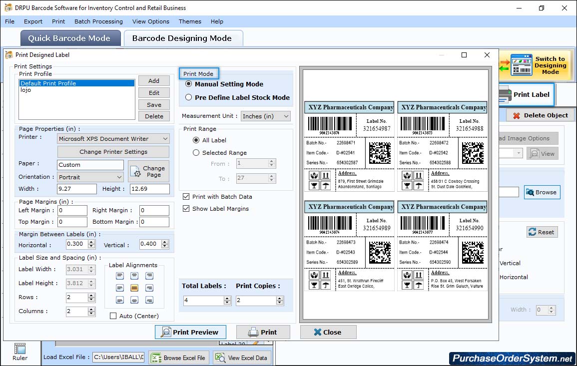 Print Settings