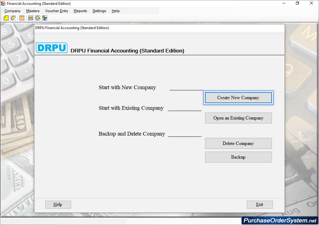 Financial Accounting Software (Standard Edition)