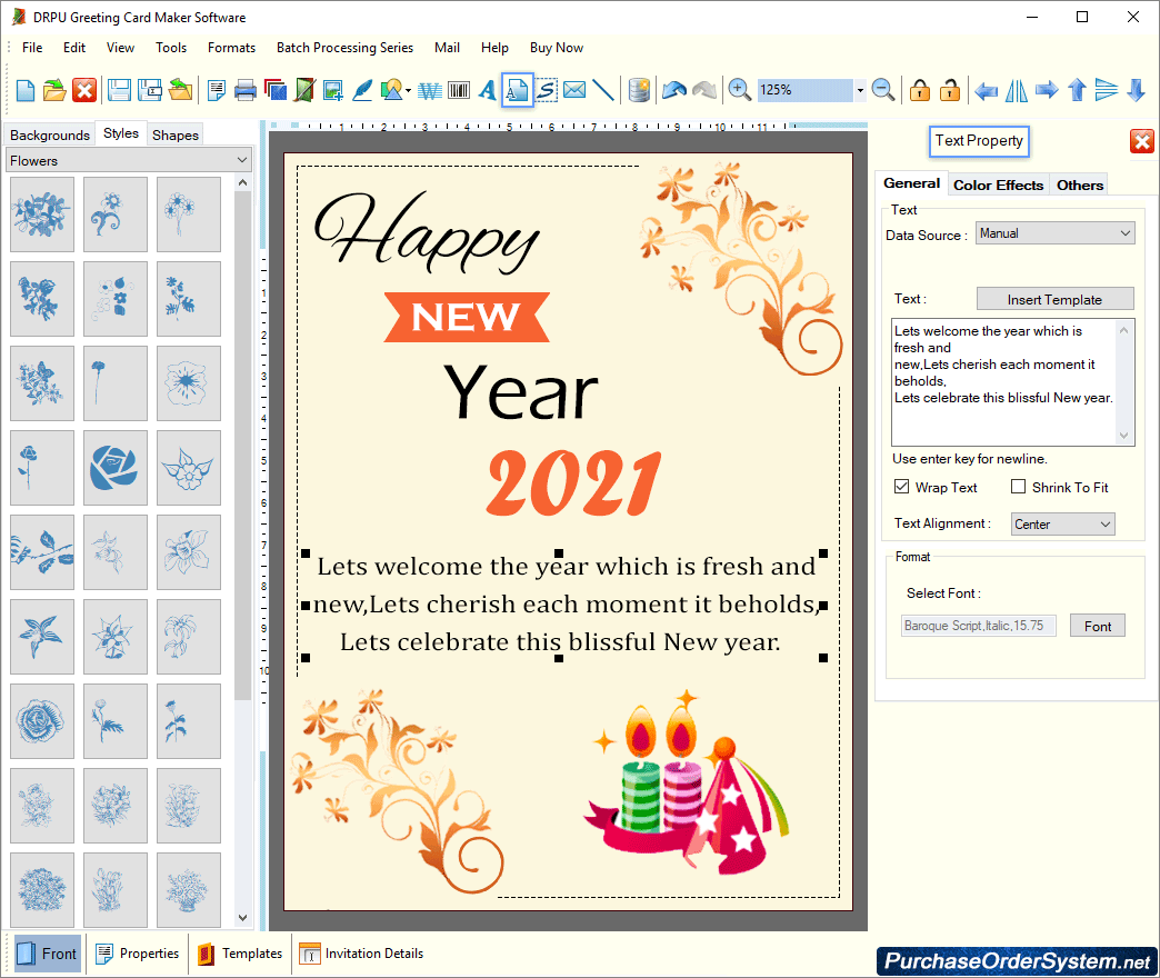 Greeting Card Designing Software