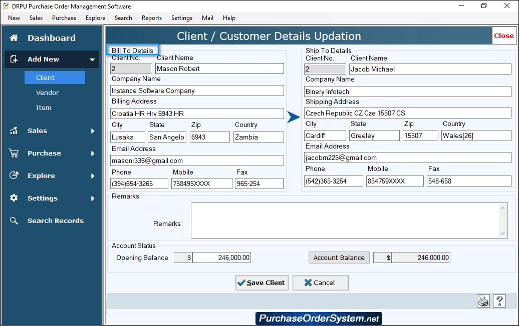 Purchase Order Organizer Software