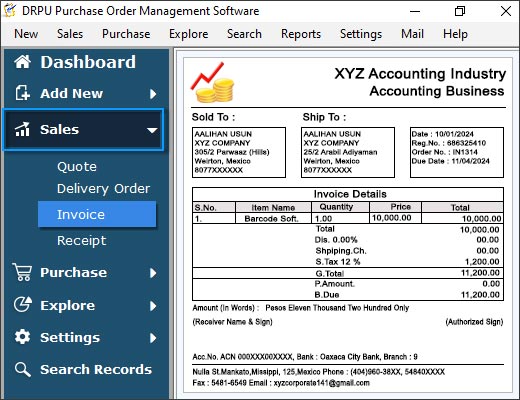 Purchase Order