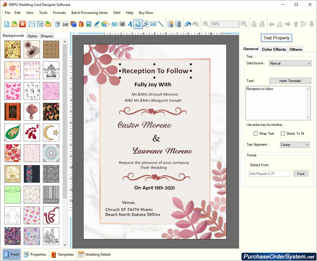 Wedding Cards Designing Software